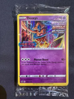 Pokemon TCG Fusion Strike Build and Battle Deck - Deoxys Promo SWSH170 - Image 1