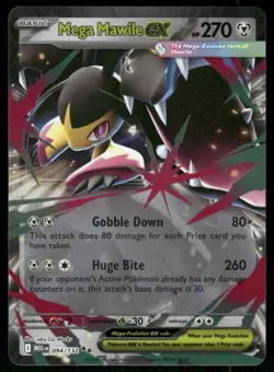 Pokemon Cards Mega Mawile ex 094/132 Mega Evolution Double Rare NM *6 - Image 1