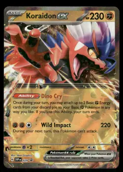 Pokemon Cards Koraidon ex 029 Scarlet & Violet Promo Holo Promo NM - Image 1