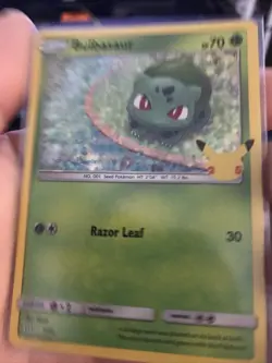Pokemon Card - Bulbasaur Holo Foil - McDonalds - Promo - 1/25 Mint PACK FRESH - Image 1