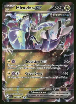Pokemon Cards Miraidon ex 122/162 Temporal Forces Double Rare NM - Image 1