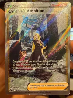 Pokemon Cynthia's Ambition GG60/GG70 Crown Zenith Galarian Gallery NM - Image 1