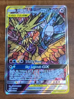 MINT Moltres & Zapdos & Articuno GX SM210 Sm Holo PSA 10 Ready Pokemon Singles - Image 1