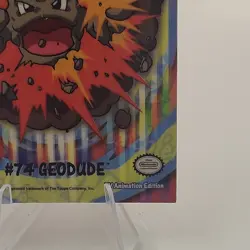 Topps Pokemon Geodude Sticker Puzzle 7 of 10 TV Animation Edition 2000 - Image 3