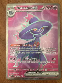 Pokemon TCG Mismagius ex 112/094 Me02: Phantasmal Flames Ultra Rare NM - Image 1