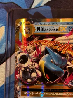 Pokemon TCG M Blastoise EX Ultra Rare Holo Evolutions 22/108 (NM) - Image 2