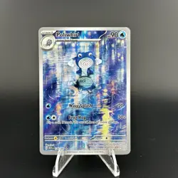 Pokemon TCG Poliwhirl 176/165 SV Scarlet & Violet 151 IR Holo Full Art Eng - Image 1