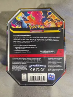 Pokemon Mega Evolution Mega Charizard Y ex Tin & Mabosstiff Ex Showcase Box New - Image 3
