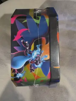Pokemon Mega Evolution Mega Charizard Y ex Tin & Mabosstiff Ex Showcase Box New - Image 5
