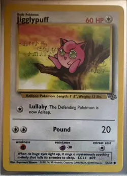 Jigglypuff 54/64 Common Jungle Pokemon Unlimited Lightly Played - Image 1
