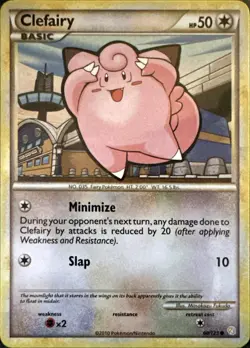 Clefairy 60/123 Common HeartGold & SoulSilver Pokemon Lightly Played - Image 1