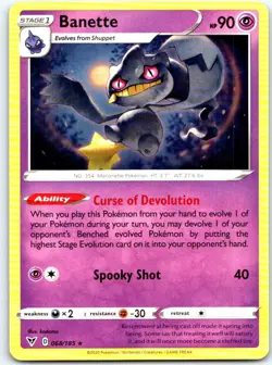 Banette 068/185 Rare Vivid Voltage Pokemon LP - Image 1