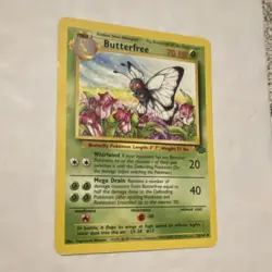 Pokemon Butterfree 33/64 Jungle Uncommon Regular English Stage 2 70HP Unlimited - Image 1