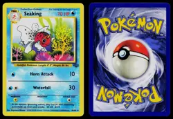 SEAKING 46/64 UNCOMMON JUNGLE POKEMON UNLIMITED MP - Image 3
