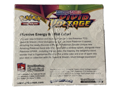 Pokemon TCG Sword & Shield Vivid Voltage Booster Box Factory Sealed-w/clear box - Image 2