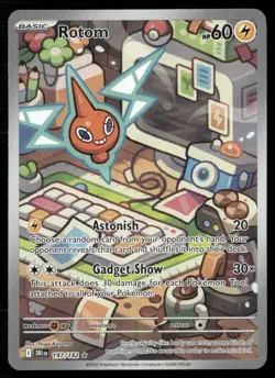 Rotom 197/182 Illustration Rare Destined Rivals Pokemon Near Mint - Image 1