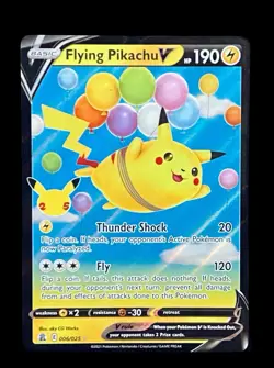 Pokemon Flying Pikachu V #006/025: Celebrations (Read Description) 🔥 - Image 2