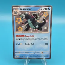 Pokemon Baxcalibur 130/091 SV: Paldean Fates Holo - Image 1