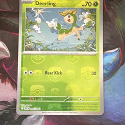 Pokemon TCG SV: White Flare Deerling 006/086 Master Ball Pattern Holo 70HP - Image 1