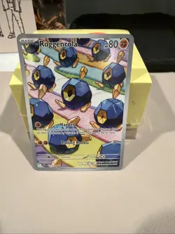 Roggenrola 127/086 Sv: White Flare Holo Pokemon TCG - NM - Image 1