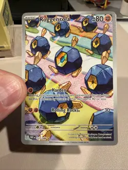 Roggenrola 127/086 Sv: White Flare Holo Pokemon TCG - NM - Image 3