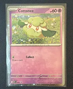 Cottonee (Cosmos Holo) 018 Promo NM Pokemon Card Mega Evolution Promo - Image 1