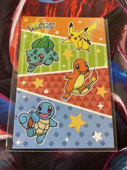 Kanto Gen 1 Starters - Cracked Ice Holo - Electric Pikachu Card Database-Pokemon - Image 1