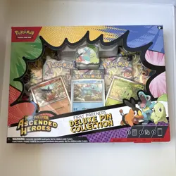 Pokemon TCG Mega Evolution Ascended Heroes Deluxe Pin Collection 3 Promo Cards - Image 2