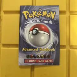 Pokemon Trading Card Game Advanced Rulebook Version 2 VINTAGE - Image 1