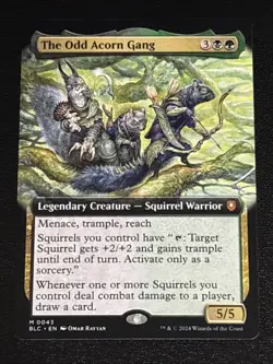 MTG Commander: Bloomburrow The Odd Acorn Gang Extended Art 0043 Mythic - Image 1