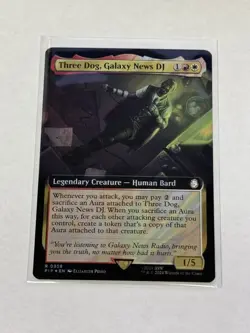 Three Dog, Galaxy News DJ Extended Art Surge Foil Universes Beyond: Fallout - Image 1
