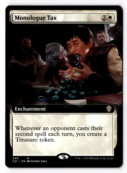 Monologue Tax (Extended Art) 346 Commander 2021 Normal NM - Image 1