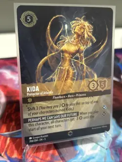 Kida - Protector of Atlantis (Enchanted) 206/204 Into the Inklands Holo - Image 2