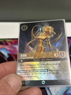 Kida - Protector of Atlantis (Enchanted) 206/204 Into the Inklands Holo - Image 4
