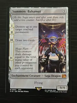 Magic: The Gathering Final Fantasy Summon: Bahamut Mythic NM - Image 1