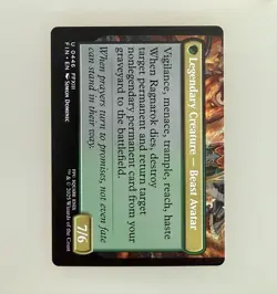 Magic the Gathering: Fang, Fearless l'Cie (Extended Art) Final Fantasy Reg NM - Image 2