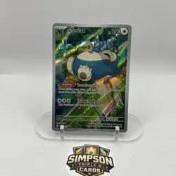 Pokemon 151 Snorlax SVP 051 Black Star ETB Promo Full Art Holo - Image 1