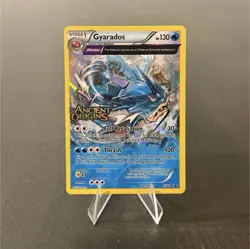 Pokemon TCG Gyarados XY60 Ancient Origins Prerelease Staff Holo Promo EN - Image 1