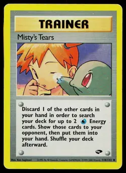 Pokemon Card Gym Challenge Misty's Tears 118/132 Uncommon - Image 1