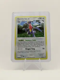 Garchomp 9/123 Holo Rare Mysterious Treasures Diamond & Pearl Pokemon 2007 - Image 1