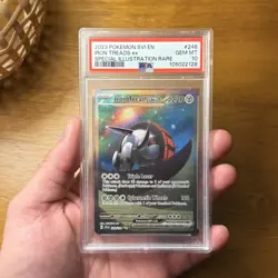 2023 POKEMON SCARLET & VIOLET #248/198 IRON TREADS EX SPECIAL IR PSA 10 - Image 1