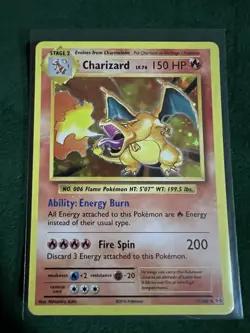 The Pokemon Company Charizard 11/108 Evolutions Holo Rare 2016 English 150HP - Image 1