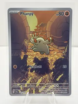 PHANPY 205/191 ILLUSTRATION RARE SSP POKEMON HOLO NM/M - Image 1