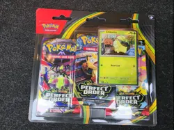 Pokemon TCG Perfect Order Triple PackBlister - 3 Booster Packs +Promo - Sealed - Image 1