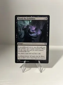 Plumb the Forbidden 0188 Non Foil Uncommon Bloomburrow Commander MTG Near Mint - Image 1