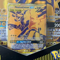 Pokemon TCG - Pikachu & Zekrom GX Tag Team Premium Collection Box Booster Packs 820650809910 - Image 4