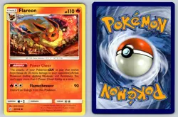 Flareon 25/236 Uncommon Cosmic Eclipse Pokemon Near Mint - Image 3