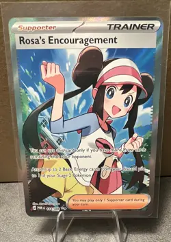 The Pokemon Company Rosa's Encouragement 114/088 Ultra Rare Full Art Holo EN - Image 1