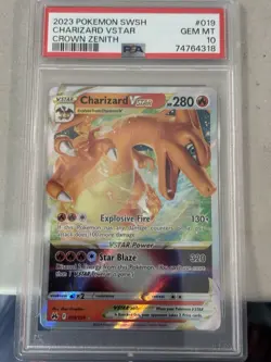 Charizard VSTAR 019/159 PSA 10 2023 Crown Zenith Holo Ultra Rare - Image 2