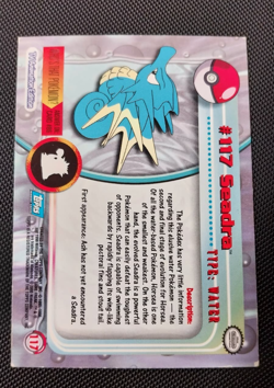 Topps Pokemon Series 2 TV Animation #117 Seadra englisch FOIL - Image 2